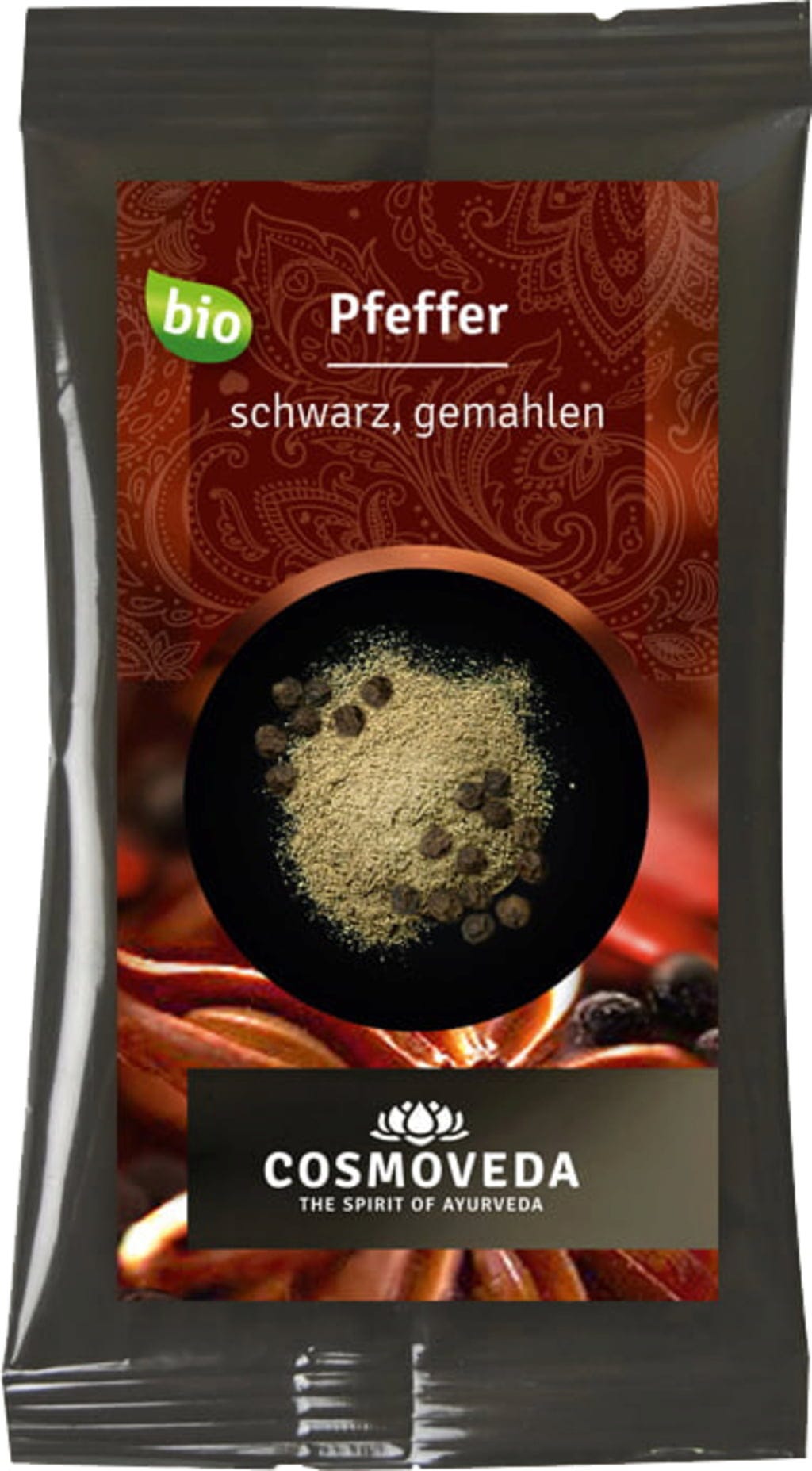 Cosmoveda Organiczny pieprz czarny mielony, 10 g