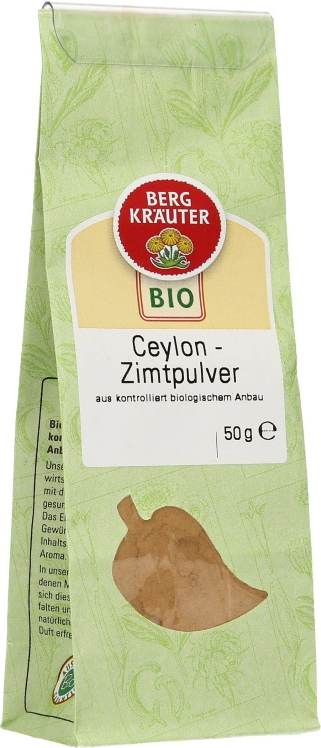 Österreichische Bergkräuter Cynamon Bio, Proszek, 50 g