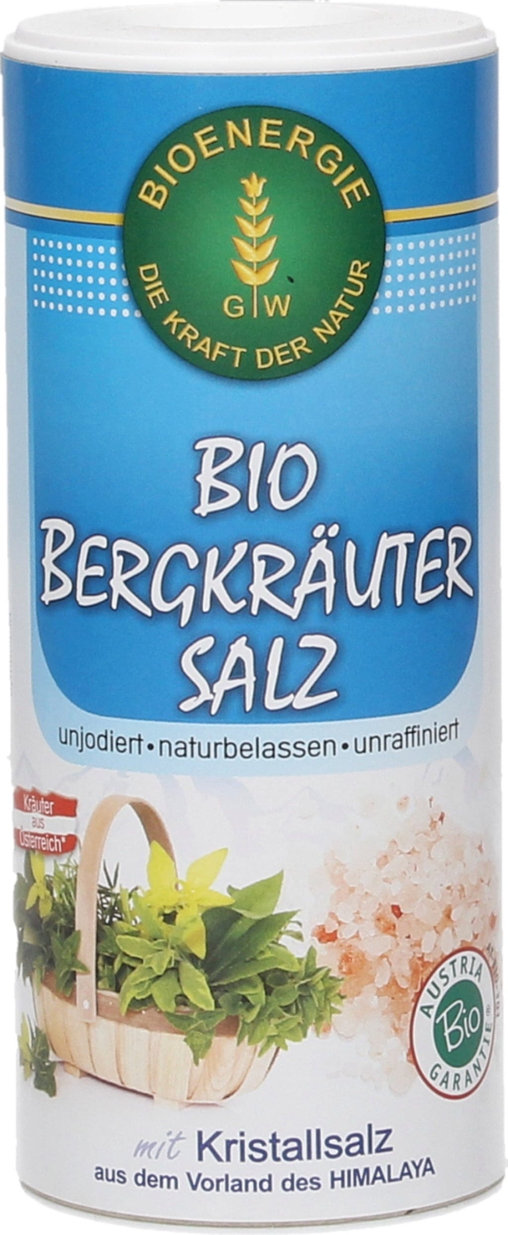 Bioenergie Sól z górskimi ziołami w solniczce, 170g solniczka