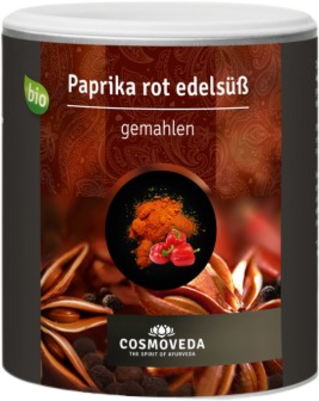 Cosmoveda Organiczna szlachetnie słodka mielona papryka, 300 g