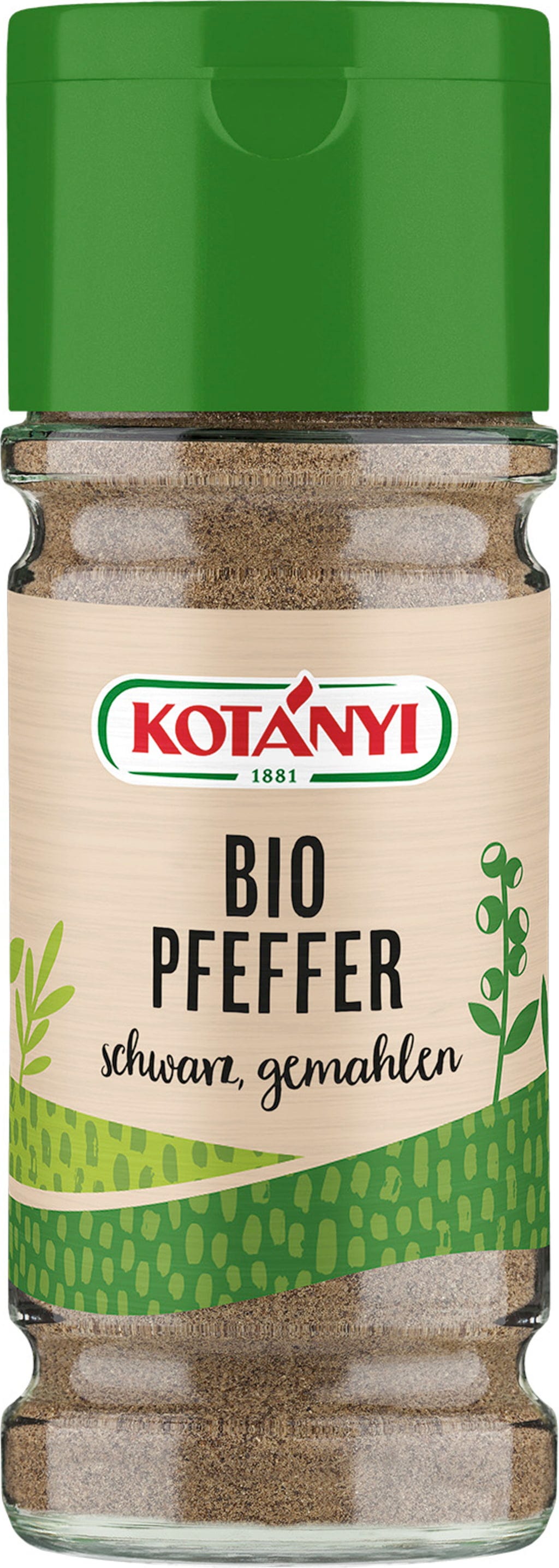 KOTÁNYI BIO pieprz czarny mielony, 55 g