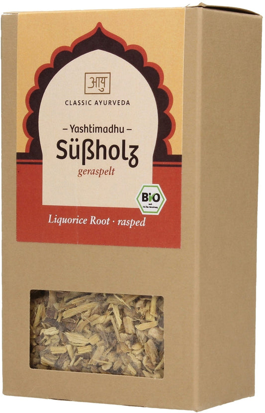 Classic Ayurveda Organiczny tarty korzeń lukrecji, 100 g