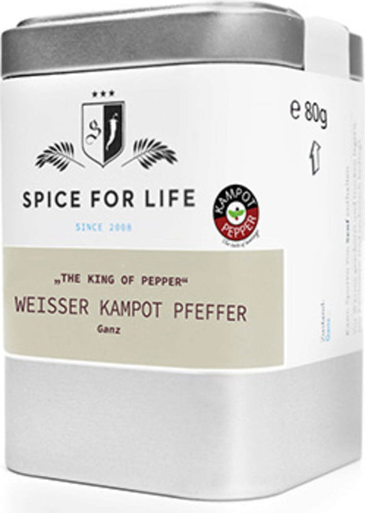 Spice for Life Biała papryka Kampot, 80 g