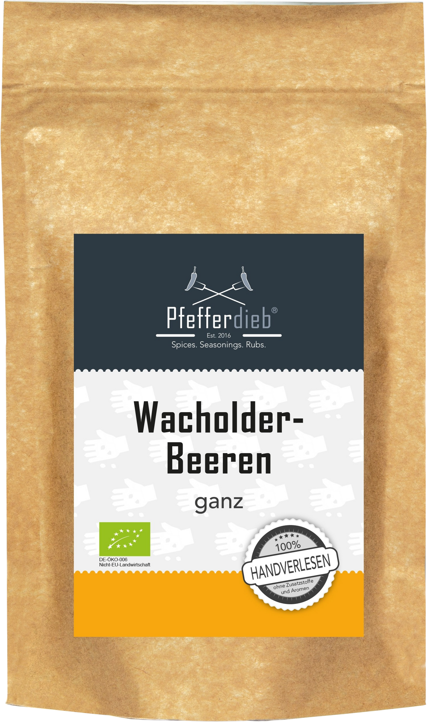 Pfefferdieb Bio Jałowiec z dzikiego zbioru, cały, 100 g