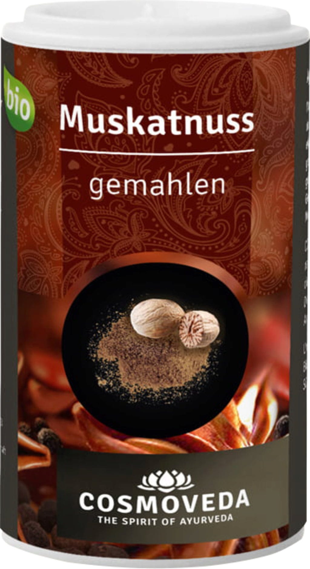 Cosmoveda Organiczna mielona gałka muszkatołowa, 30 g