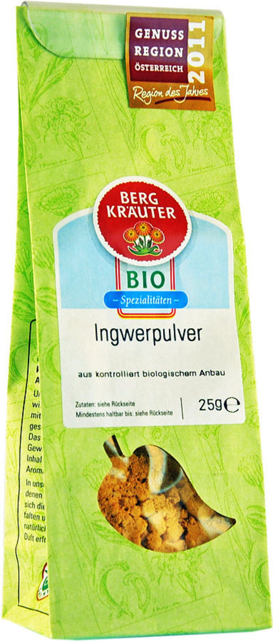 Österreichische Bergkräuter Imbir, Proszek, 25 g