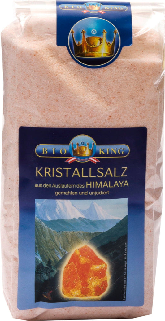 BioKing Sól krystaliczna drobno zmielona, 1.000 g