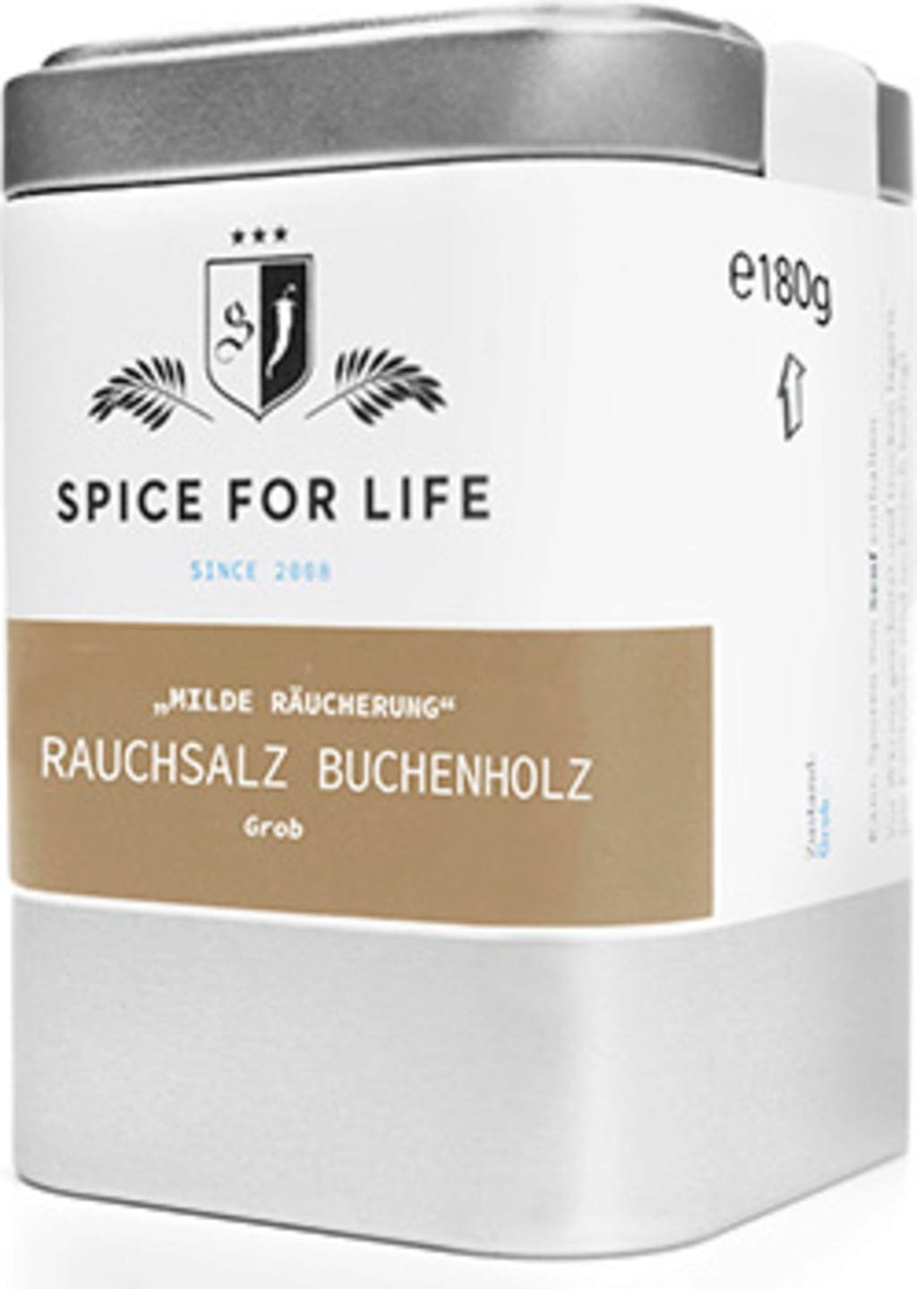Spice for Life Sól wędzona nad drewnem bukowym, 180 g