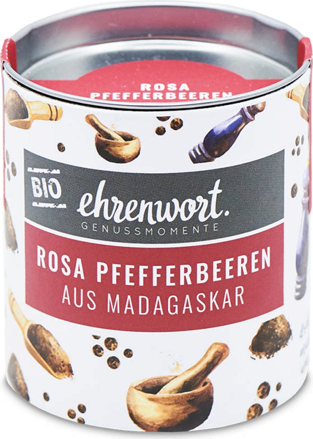 Ehrenwort Organiczne jagody pieprzu różowego z Madagaskaru, 25 g
