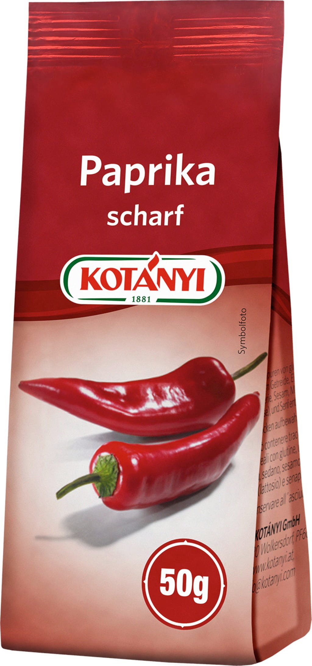 KOTÁNYI Papryka ostra, 50 g