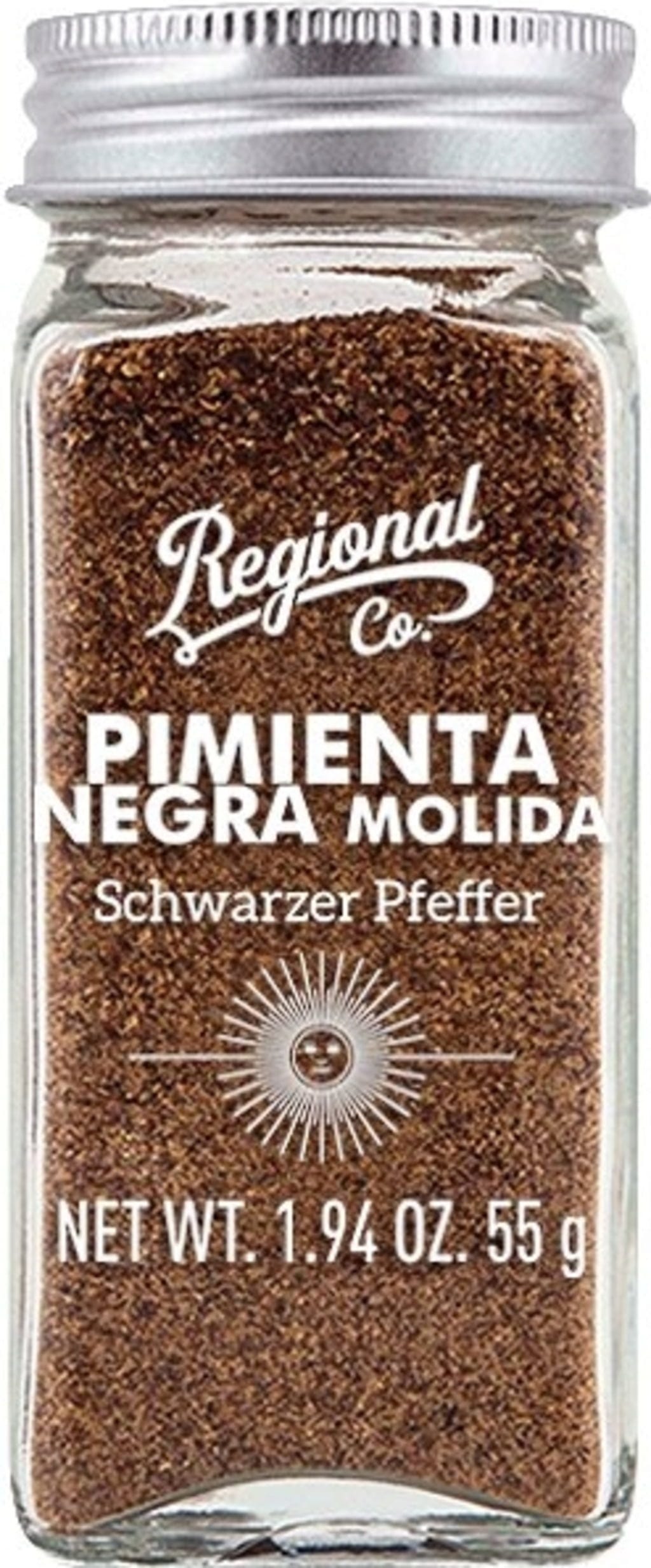 Regional Co. Czarny pieprz, 55 g