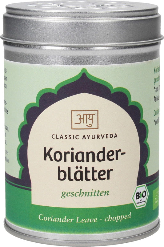 Classic Ayurveda Cięte liście organicznej kolendry, 15 g