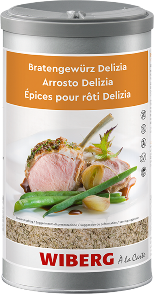 Wiberg Delizia przyprawa, sól do pieczeni, 950 g